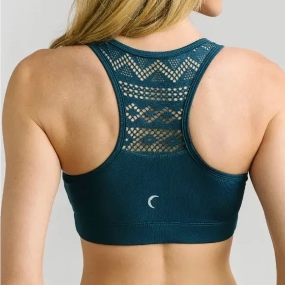 Zyia Active Classic Navy Bomber Bra Plus Size Sports Bra Size XXL